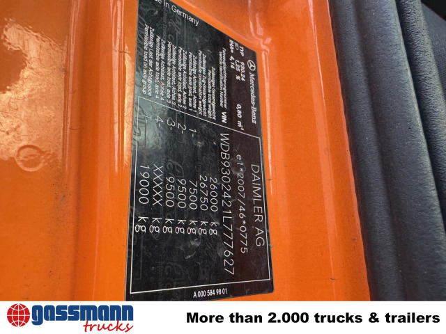 Mercedes-Benz Actros 2641/48 L 6x4 - Châssis cabine: photos 3 Mercedes-Benz Actros 2641/48 L 6x4 - Châssis cabine: photos 3