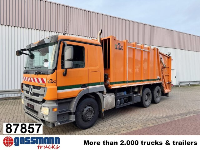 Mercedes-Benz Actros 2641/48 L 6x4, Haller M21X2C, Zöller - Benne à ordures ménagères: photos 1 Mercedes-Benz Actros 2641/48 L 6x4, Haller M21X2C, Zöller - Benne à ordures ménagères: photos 1