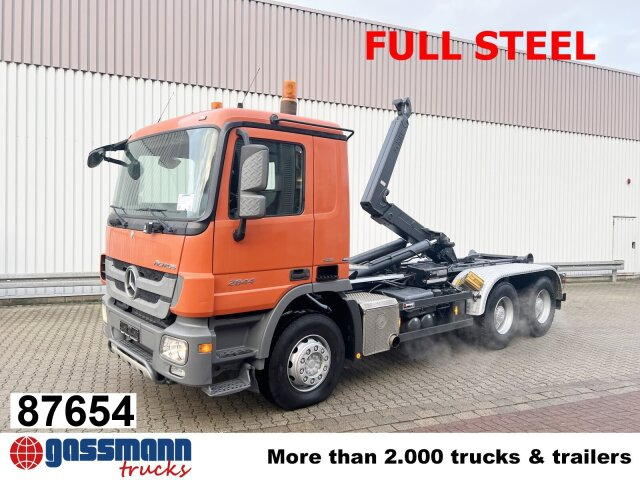 Mercedes-Benz Actros 2644/48 K 6x4, Hiab Multilift - Camion ampliroll: photos 1 Mercedes-Benz Actros 2644/48 K 6x4, Hiab Multilift - Camion ampliroll: photos 1