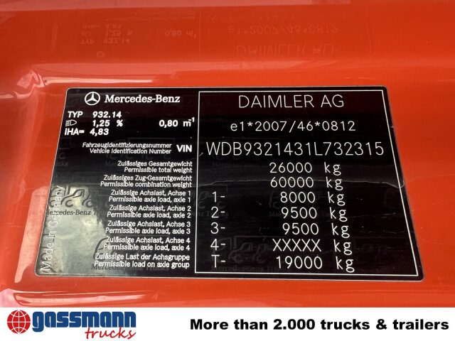 Mercedes-Benz Actros 2644/48 K 6x4, Hiab Multilift - Camion ampliroll: photos 4 Mercedes-Benz Actros 2644/48 K 6x4, Hiab Multilift - Camion ampliroll: photos 4