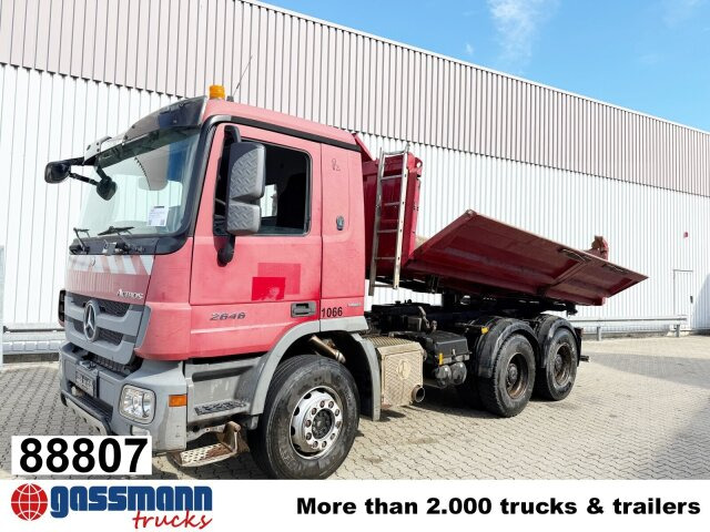 Mercedes-Benz Actros 2646 K 6x4, Retarder, Bordmatik - Camion benne: photos 1 Mercedes-Benz Actros 2646 K 6x4, Retarder, Bordmatik - Camion benne: photos 1