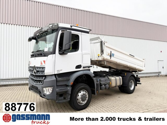 Mercedes-Benz Arocs 1842 AK 4x4 - Camion benne: photos 1 Mercedes-Benz Arocs 1842 AK 4x4 - Camion benne: photos 1