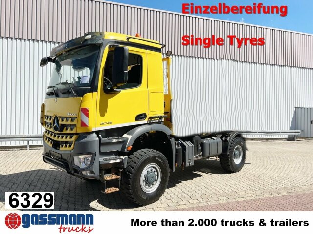 Mercedes-Benz Arocs 2045 AK 4x4, GROUNDER - Châssis cabine: photos 1 Mercedes-Benz Arocs 2045 AK 4x4, GROUNDER - Châssis cabine: photos 1