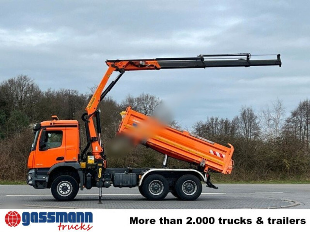Mercedes-Benz Arocs 2643 K 6x4, Navi, Bordmatik, Kran - Camion benne, Camion grue: photos 4 Mercedes-Benz Arocs 2643 K 6x4, Navi, Bordmatik, Kran - Camion benne, Camion grue: photos 4