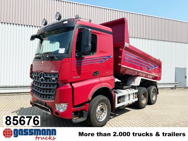 Mercedes-Benz Arocs 2658 K 6x4, Retarder, Stahlmulde ca. - Tombereau: photos 1 Mercedes-Benz Arocs 2658 K 6x4, Retarder, Stahlmulde ca. - Tombereau: photos 1