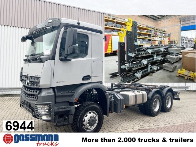 Mercedes-Benz Arocs 3340/46 A 6x6/39, Grounder - Camion ampliroll: photos 1 Mercedes-Benz Arocs 3340/46 A 6x6/39, Grounder - Camion ampliroll: photos 1
