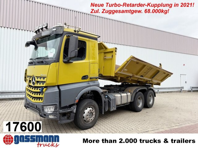Mercedes-Benz Arocs 3363 K 6x4, Grounder, - Camion benne: photos 1 Mercedes-Benz Arocs 3363 K 6x4, Grounder, - Camion benne: photos 1