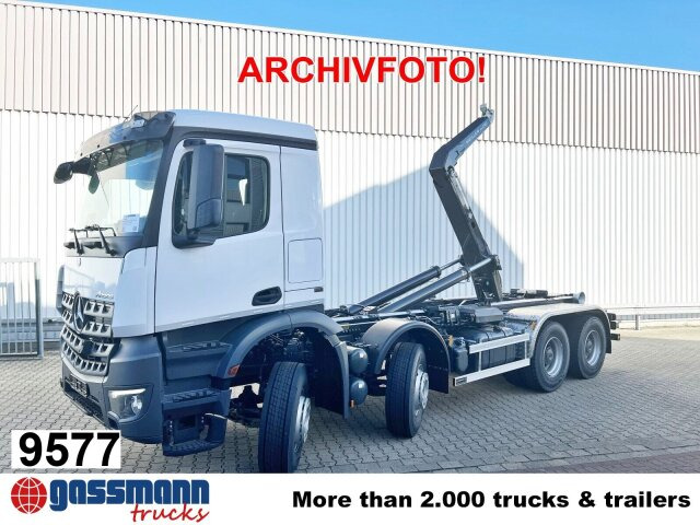 Mercedes-Benz Arocs 4148 K 8x4/4/45, Turbo-Retarder-Kupplung, - Camion ampliroll: photos 1 Mercedes-Benz Arocs 4148 K 8x4/4/45, Turbo-Retarder-Kupplung, - Camion ampliroll: photos 1