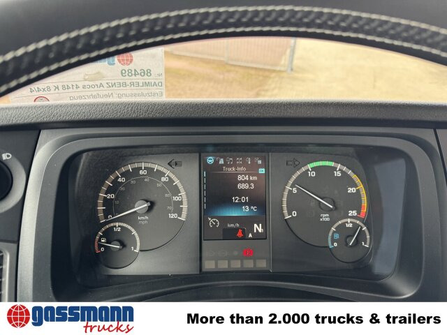 Mercedes-Benz Arocs 4148 K 8x4/4, Turbo-Retarder-Kupplung, - Châssis cabine: photos 4 Mercedes-Benz Arocs 4148 K 8x4/4, Turbo-Retarder-Kupplung, - Châssis cabine: photos 4
