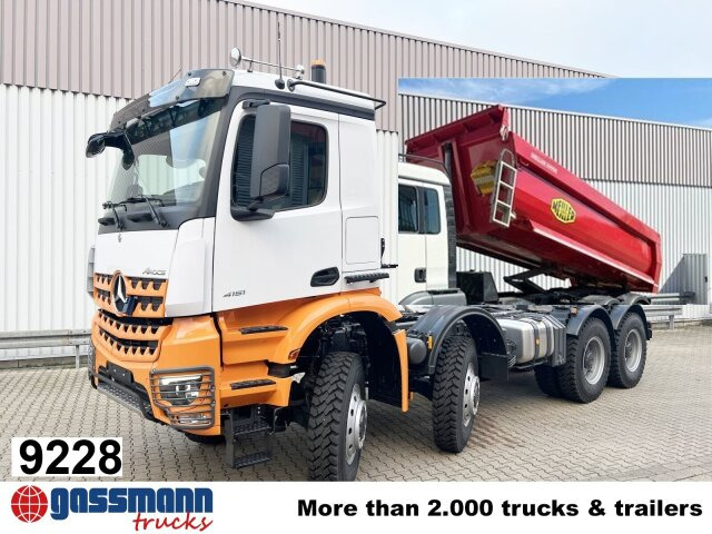 Mercedes-Benz Arocs 4151 AK 8x8/4, Grounder, Meiller - Tombereau: photos 1 Mercedes-Benz Arocs 4151 AK 8x8/4, Grounder, Meiller - Tombereau: photos 1