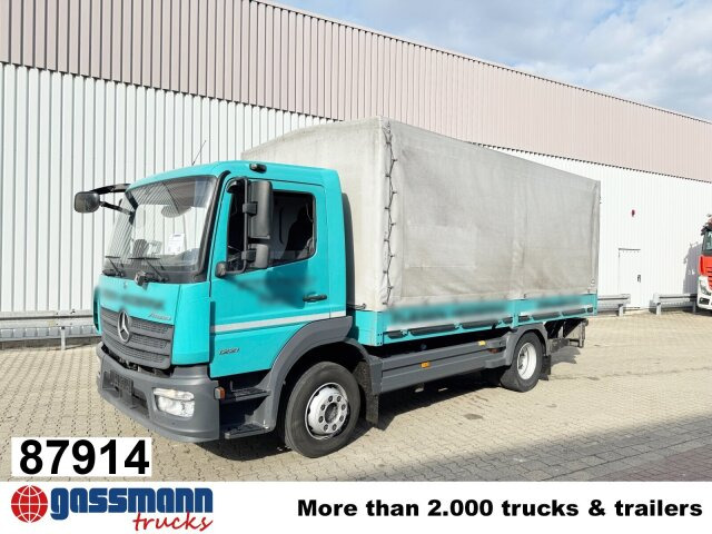 Mercedes-Benz Atego 1221 L 4x2 mit LBW BÄR - Camion plateau: photos 1 Mercedes-Benz Atego 1221 L 4x2 mit LBW BÄR - Camion plateau: photos 1