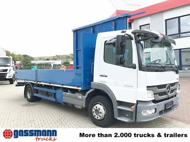 Camion plateau, Camion grue Mercedes-Benz Atego 1224 L 4x2 Glastransporter, gegen Aufpreis: photos 10