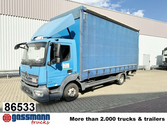 Mercedes-Benz Atego 816 L 4x2, Dautel LBW - Camion plateau: photos 1 Mercedes-Benz Atego 816 L 4x2, Dautel LBW - Camion plateau: photos 1