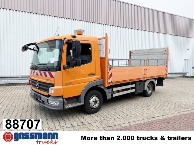 Mercedes-Benz Atego 818 4x2 mit LBW BÄR - Camion plateau: photos 1 Mercedes-Benz Atego 818 4x2 mit LBW BÄR - Camion plateau: photos 1