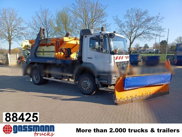 Mercedes-Benz Axor 1824 4x4, Tele-Absetzer, - Camion multibenne: photos 1 Mercedes-Benz Axor 1824 4x4, Tele-Absetzer, - Camion multibenne: photos 1