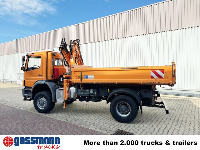 Mercedes-Benz Axor 1833 AK 4x4, Winterdienstausstattung, Kran - Camion benne, Camion grue: photos 2 Mercedes-Benz Axor 1833 AK 4x4, Winterdienstausstattung, Kran - Camion benne, Camion grue: photos 2
