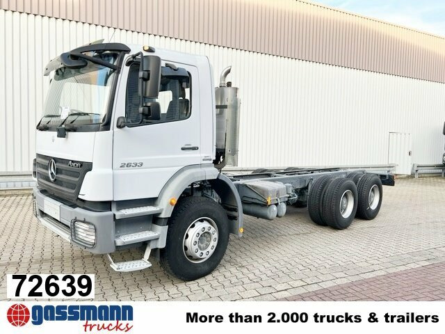 Mercedes-Benz Axor 2633 K 6x4 RHD - Châssis cabine: photos 1 Mercedes-Benz Axor 2633 K 6x4 RHD - Châssis cabine: photos 1