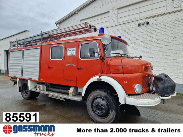 Mercedes-Benz LAF 1113 B 4x4 Doka, LF 16 TS - Camion de pompier: photos 1 Mercedes-Benz LAF 1113 B 4x4 Doka, LF 16 TS - Camion de pompier: photos 1