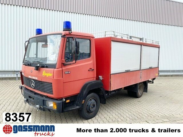 Mercedes-Benz LK 814 F 4x2, Ziegler RW1, 6-Zylinder Motor - Camion fourgon: photos 1 Mercedes-Benz LK 814 F 4x2, Ziegler RW1, 6-Zylinder Motor - Camion fourgon: photos 1