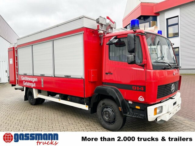 Camion de pompier Mercedes-Benz LK 914 4x2, Gerätewagen für Gefahrgut,: photos 9
