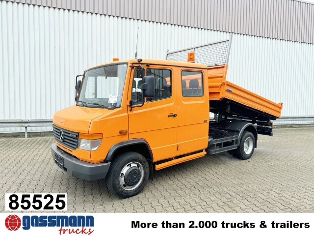 Mercedes-Benz Vario 816 D 4x2 Doka, 2x AHK, Meiller Kipper, - Véhicule utilitaire benne, Utilitaire double cabine: photos 1 Mercedes-Benz Vario 816 D 4x2 Doka, 2x AHK, Meiller Kipper, - Véhicule utilitaire benne, Utilitaire double cabine: photos 1