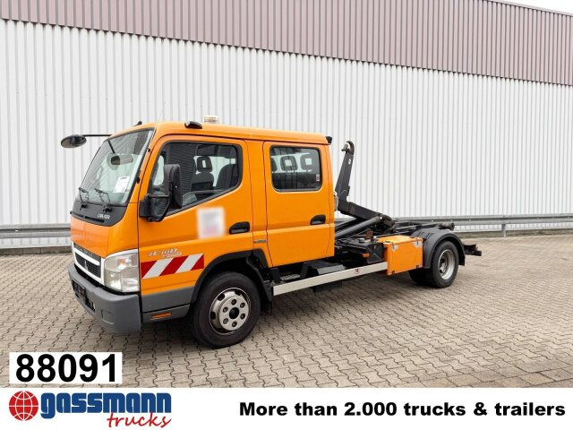 Mitsubishi Canter Fuso 7C18D 4x2 Doka, EEV, City-Abroller - Camion ampliroll: photos 1 Mitsubishi Canter Fuso 7C18D 4x2 Doka, EEV, City-Abroller - Camion ampliroll: photos 1