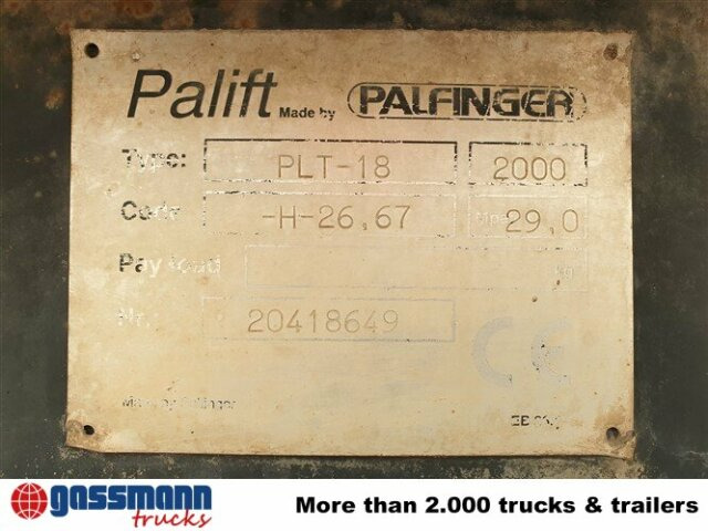 Palfinger Palift PLT-18 Abrollanlage - Ampliroll/ Multibenne système: photos 4 Palfinger Palift PLT-18 Abrollanlage - Ampliroll/ Multibenne système: photos 4