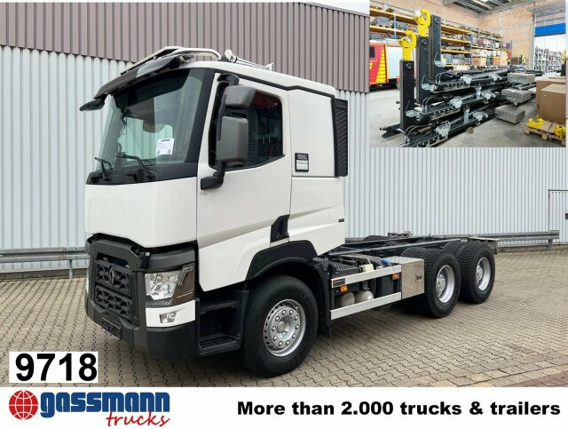 Renault C 520 6x4, Retarder, Nebenantrieb - Camion ampliroll: photos 1 Renault C 520 6x4, Retarder, Nebenantrieb - Camion ampliroll: photos 1