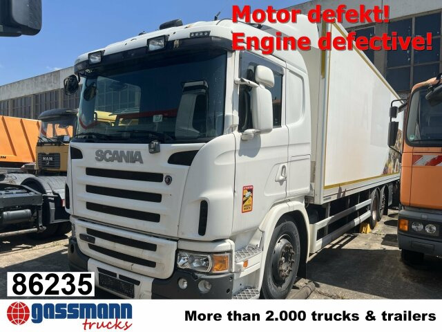 Scania G420 6x2, Liftachse, Hiab LBW, Motor defekt! - Camion fourgon: photos 1 Scania G420 6x2, Liftachse, Hiab LBW, Motor defekt! - Camion fourgon: photos 1