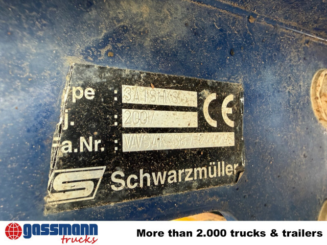 Schwarzmüller HKS 3/E-S1, Liftachse, Stahlmulde, ca. 25m³ - Semi-remorque benne: photos 2 Schwarzmüller HKS 3/E-S1, Liftachse, Stahlmulde, ca. 25m³ - Semi-remorque benne: photos 2