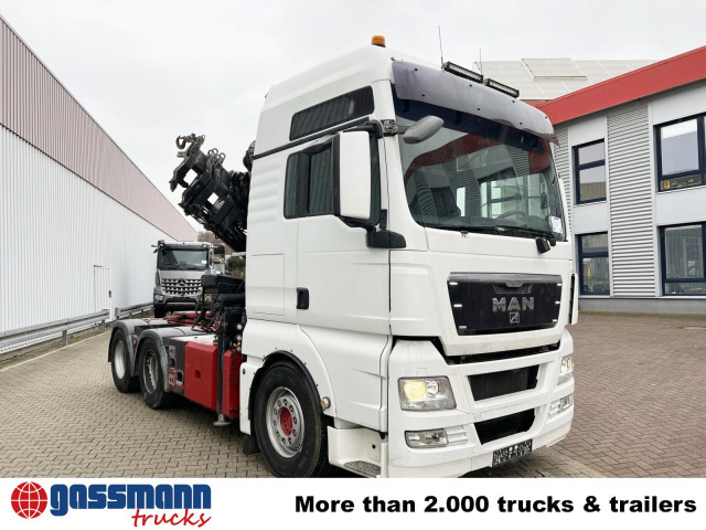 Tracteur routier MAN TGX 26.480 6x4 BLS mit Kran Hiab 288E-6 Hipro,: photos 12