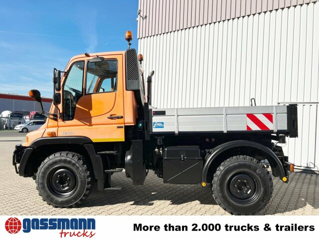 Unimog U 300 4x4, Kipper, Kommunalhydraulik, - Camion plateau, Véhicule de voirie/ Spécial: photos 2 Unimog U 300 4x4, Kipper, Kommunalhydraulik, - Camion plateau, Véhicule de voirie/ Spécial: photos 2