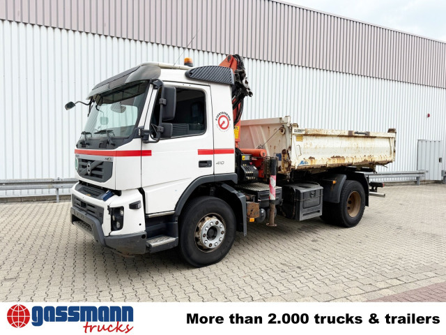 Camion benne, Camion grue Volvo FMX 410 4x2 mit Kran Palfinger PK12000: photos 8