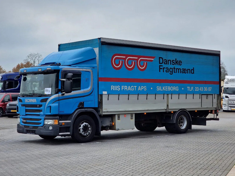 Scania P250 4x2 - Loadlift - Side boards - Full air - Euro 6 - Camion à rideaux coulissants: photos 3 Scania P250 4x2 - Loadlift - Side boards - Full air - Euro 6 - Camion à rideaux coulissants: photos 3