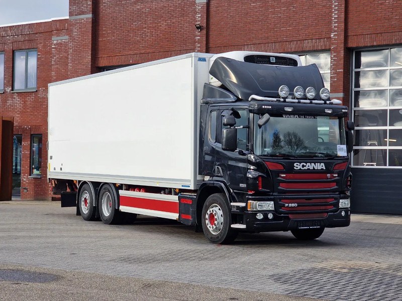 Scania P280 6x2*4 - Thermoking frigo - Loadlift - Steering axle - Full air - 5.10 WB - Camion frigorifique: photos 1 Scania P280 6x2*4 - Thermoking frigo - Loadlift - Steering axle - Full air - 5.10 WB - Camion frigorifique: photos 1