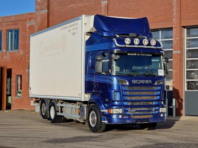 Scania R560 V8 Topline 6x2*4 - Frigo - Loadlift - Full air - Euro 5 - Camion isothermique: photos 1 Scania R560 V8 Topline 6x2*4 - Frigo - Loadlift - Full air - Euro 5 - Camion isothermique: photos 1