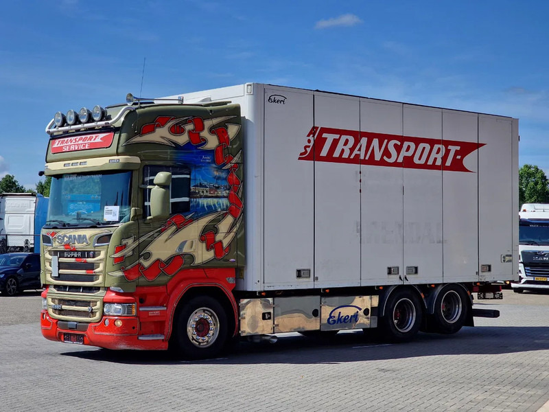Scania R580 V8 Topline 6x2 - Box with sidedoors - Retarder - Full air - 4.55WB - Camion fourgon: photos 3 Scania R580 V8 Topline 6x2 - Box with sidedoors - Retarder - Full air - 4.55WB - Camion fourgon: photos 3