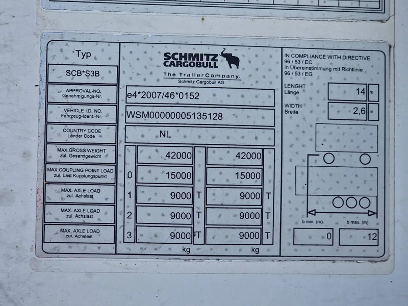 Semi-remorque isothermique Schmitz Cargobull SCB*S3B Thermoking SLXe 300 Frigo - Dhollandia Loadlift 2.000 KG: photos 19