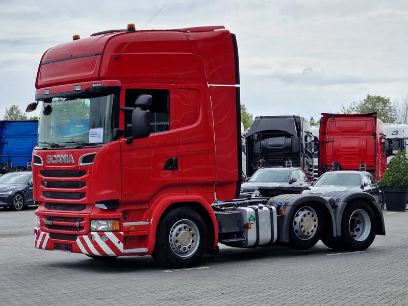 Scania R580 V8 Topline 6x2/4 MLB - Retarder - Full air - Steering axle - 2x tank - Tracteur routier: photos 3 Scania R580 V8 Topline 6x2/4 MLB - Retarder - Full air - Steering axle - 2x tank - Tracteur routier: photos 3