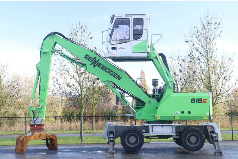 Sennebogen 818 E K9 ULM | SORTING GRAB | GOOD TIRES - Pelle sur pneus: photos 1 Sennebogen 818 E K9 ULM | SORTING GRAB | GOOD TIRES - Pelle sur pneus: photos 1