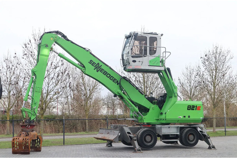 Sennebogen 821E | 821 E | SORTING GRAB | DOZERBLADE | GREAT CONDITION - Pelle sur pneus: photos 2 Sennebogen 821E | 821 E | SORTING GRAB | DOZERBLADE | GREAT CONDITION - Pelle sur pneus: photos 2
