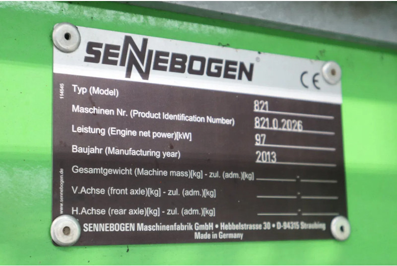 Pelle de manutention Sennebogen 821E | 821 E | SORTING GRAB | DOZERBLADE | GREAT CONDITION: photos 20