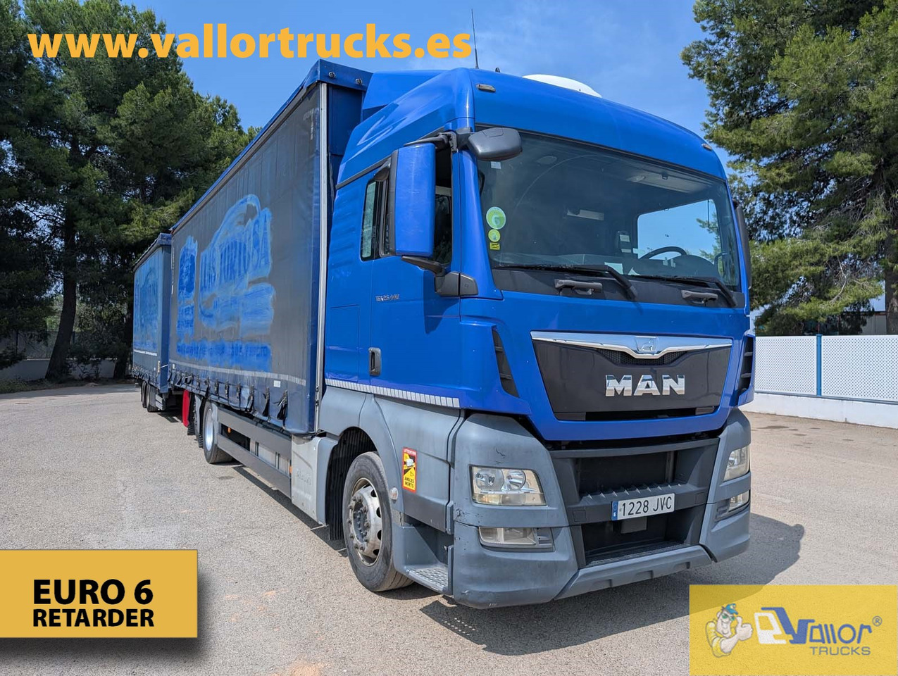 MAN TGX 26.440 - ROAD TRAIN - Camion à rideaux coulissants: photos 2 MAN TGX 26.440 - ROAD TRAIN - Camion à rideaux coulissants: photos 2