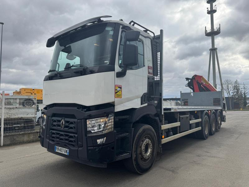 Renault Gamme C 480 DTI13 - Camion plateau: photos 1 Renault Gamme C 480 DTI13 - Camion plateau: photos 1