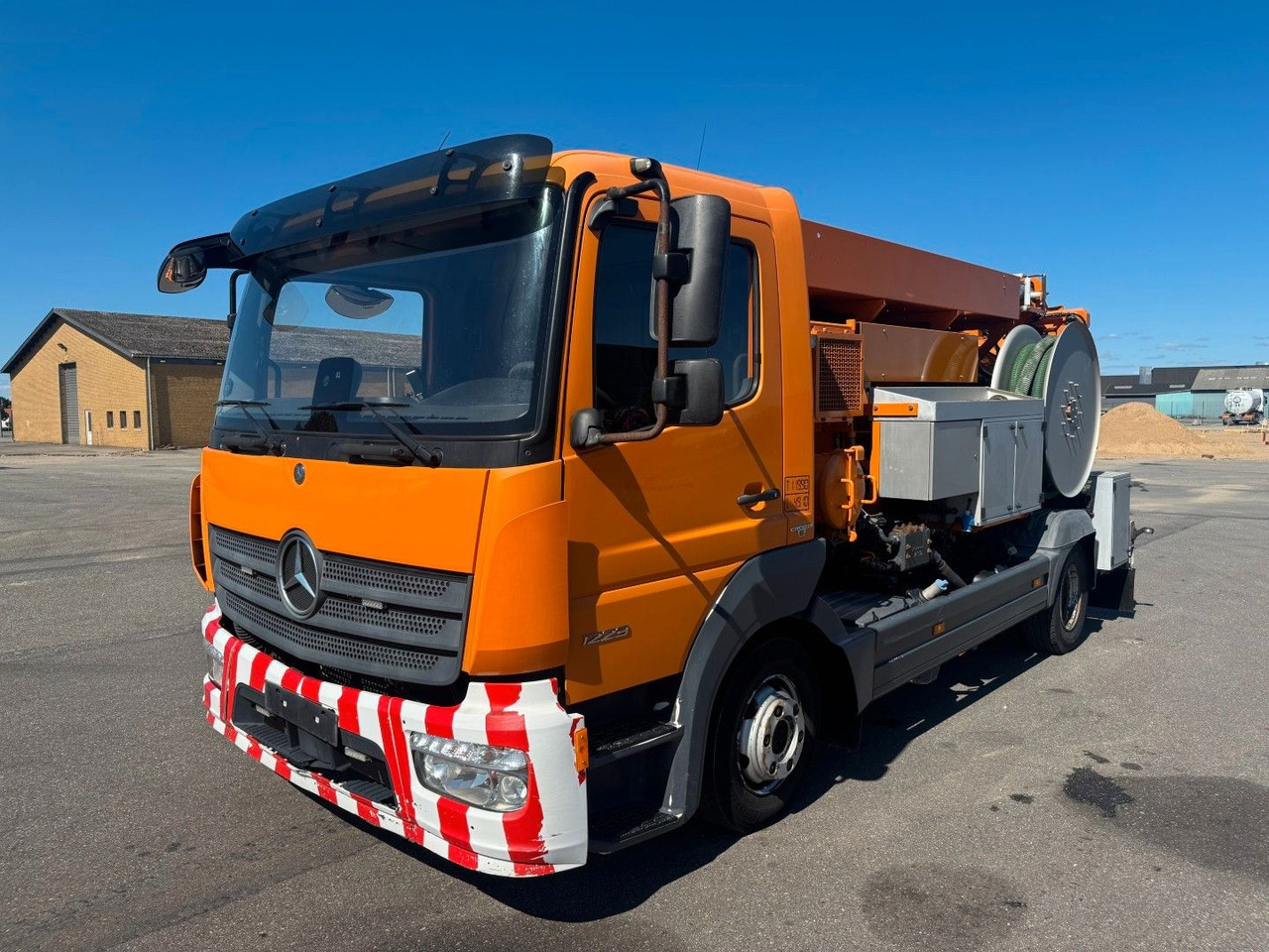 Mercedes-Benz Atego 1223 4x2 Euro 6 Cityflex 204 - Camion hydrocureur: photos 1 Mercedes-Benz Atego 1223 4x2 Euro 6 Cityflex 204 - Camion hydrocureur: photos 1