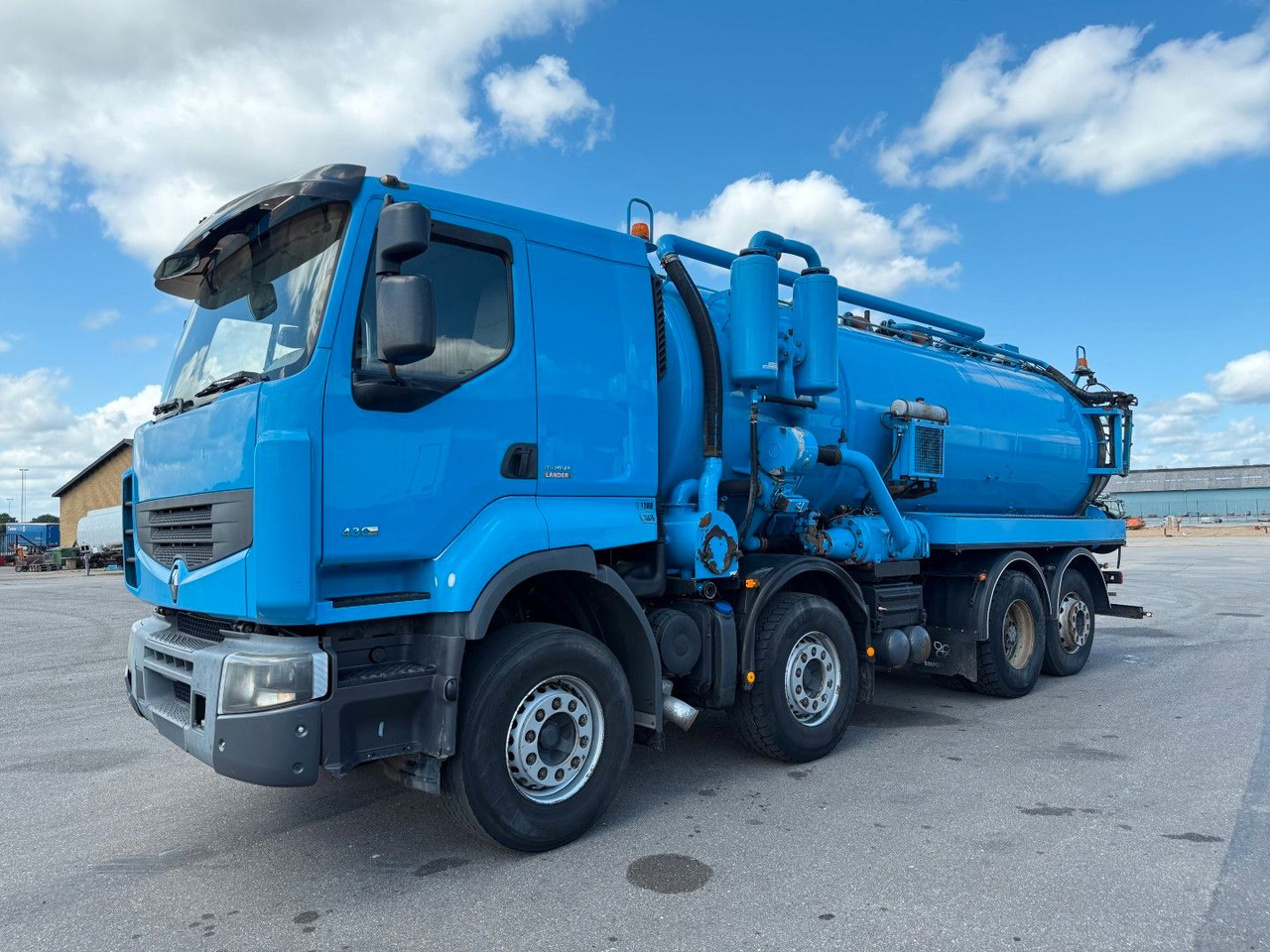 Renault Premium Lander 430.32 8x2*6 Simon Moos 18.100 L - Camion hydrocureur: photos 1 Renault Premium Lander 430.32 8x2*6 Simon Moos 18.100 L - Camion hydrocureur: photos 1