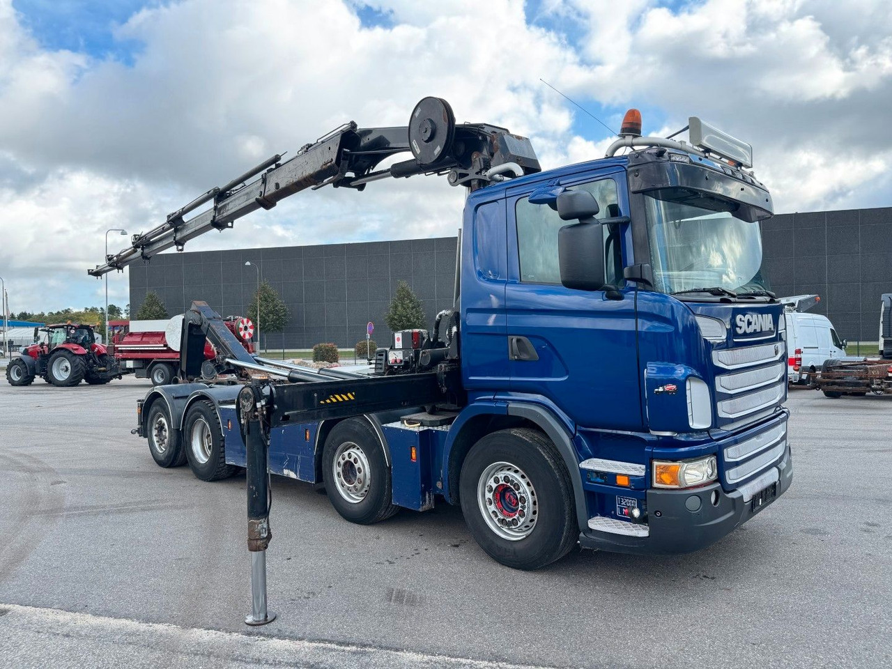 Scania G480 8x2*6 Hakenlift / Hiab 244 EP-5 Hipro - Camion grue: photos 2 Scania G480 8x2*6 Hakenlift / Hiab 244 EP-5 Hipro - Camion grue: photos 2