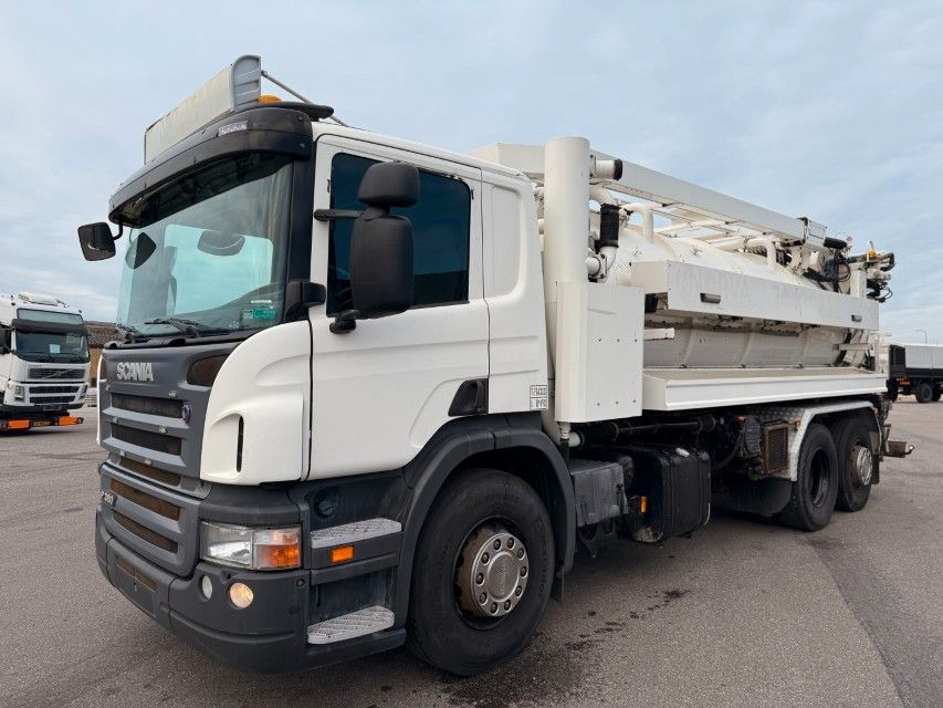 Scania P380 LB 6x24 Hvidtved Larsen FlexLine 310 - Camion hydrocureur: photos 1 Scania P380 LB 6x24 Hvidtved Larsen FlexLine 310 - Camion hydrocureur: photos 1