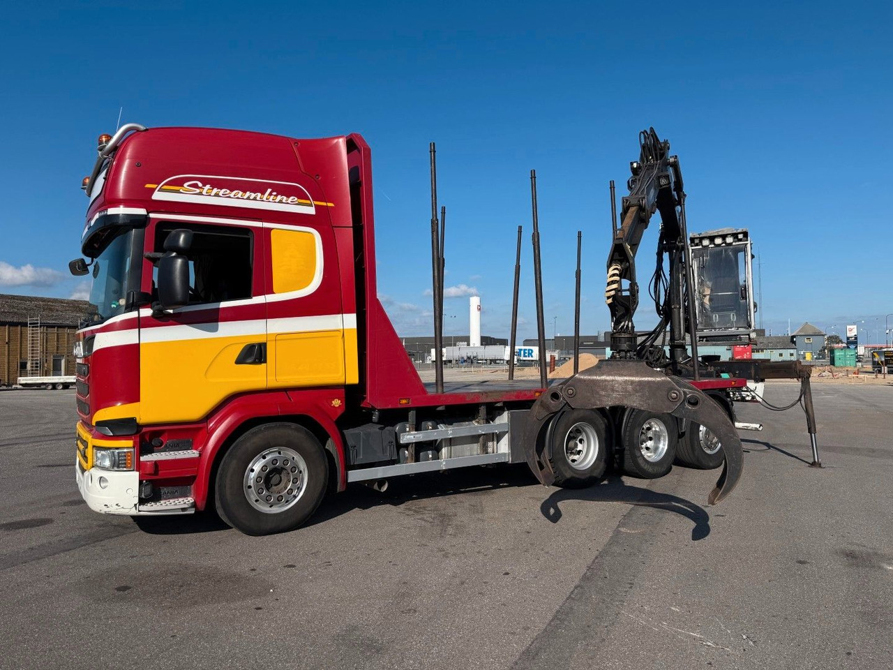 Scania R580 V8 8x4*4 Crane Kesla 21127 / Woodtransport - Camion grue: photos 1 Scania R580 V8 8x4*4 Crane Kesla 21127 / Woodtransport - Camion grue: photos 1