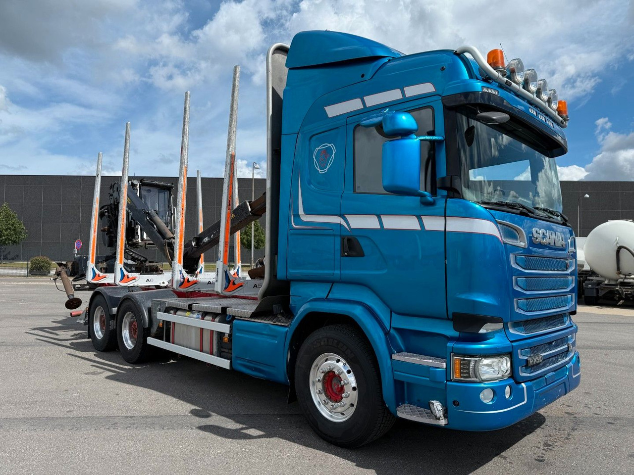 Scania R730 V8 6x4 Palfinger Epsilon M12L80 / Holz - Camion grumier, Camion grue: photos 2 Scania R730 V8 6x4 Palfinger Epsilon M12L80 / Holz - Camion grumier, Camion grue: photos 2